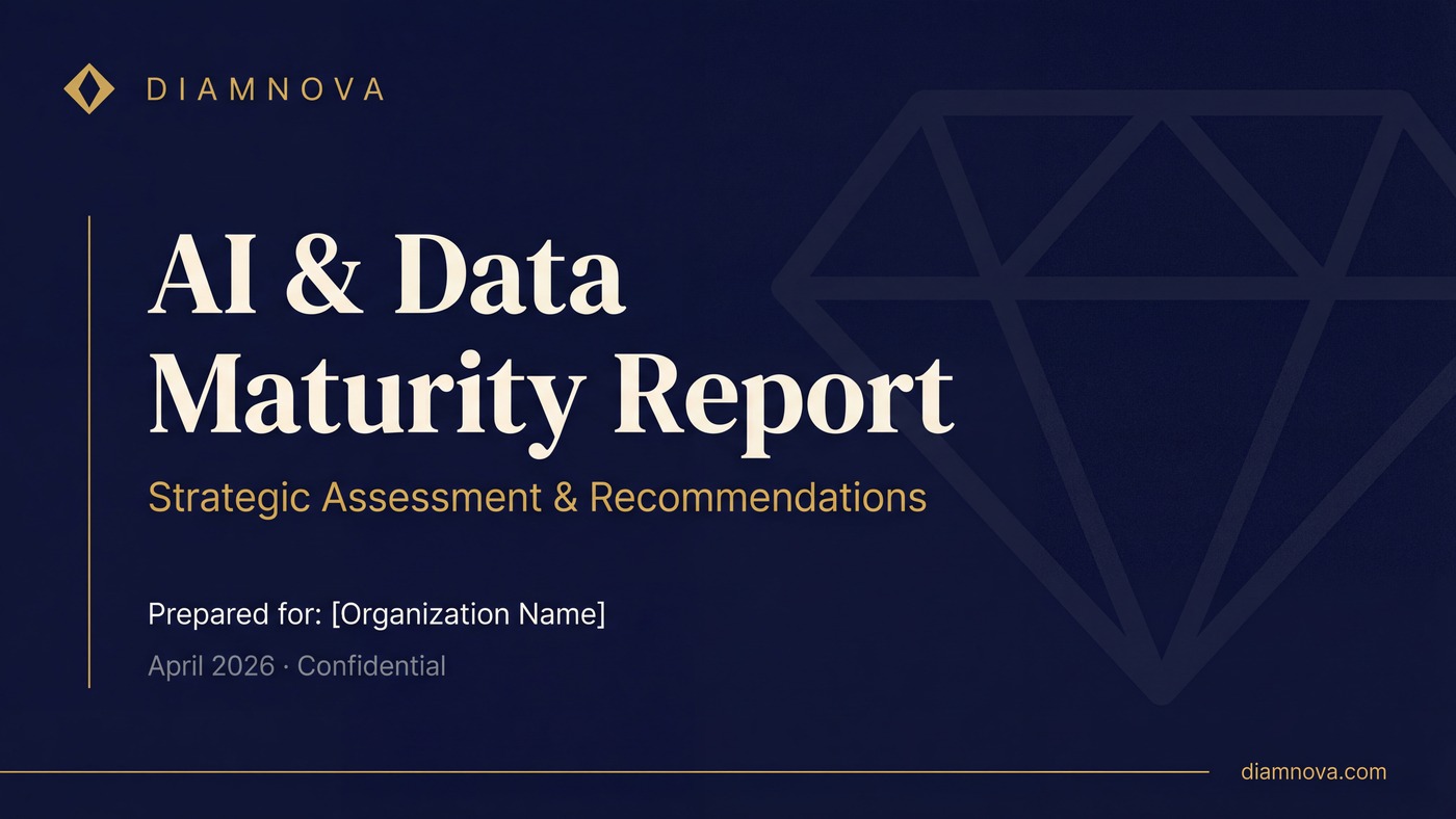 AI & Data Maturity Report Cover — Diamnova
